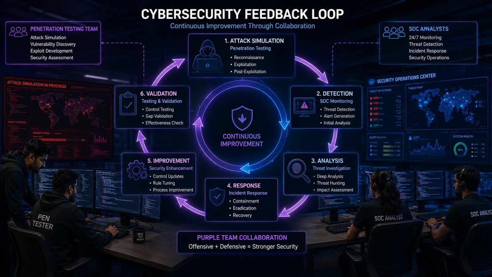 Integration of penetration testing findings into MSSP threat detection systems.