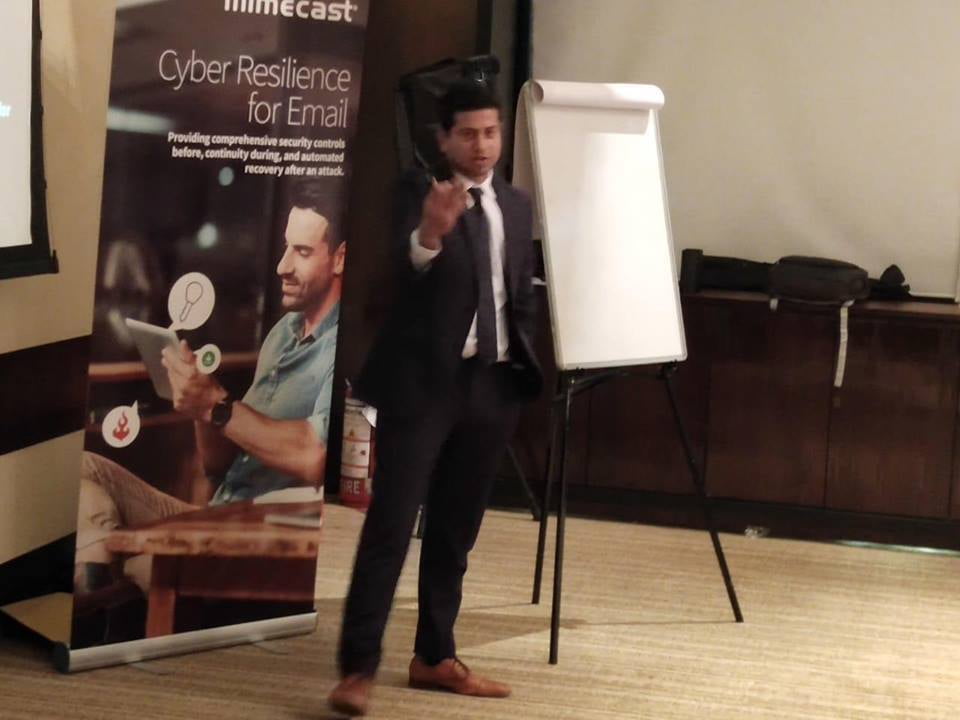 Mimecast Cyber Resilience Seminar Held at Hilton, Embassy links, Bangalore on 15th February 2019